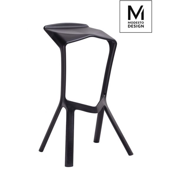 Modesto Design C1065H.BLACK MODESTO hoker MIURA czarny - polipropylen