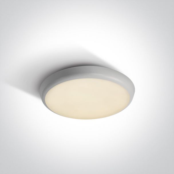 ONE LIGHT 67366E/W/W Livisi 2 oświetlenie awaryjne biały plafon LED 3000K 12W IP54