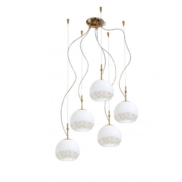 KOLARZ 0392.35.3.LI.WA LUNA lampa wisząca złoto 24K