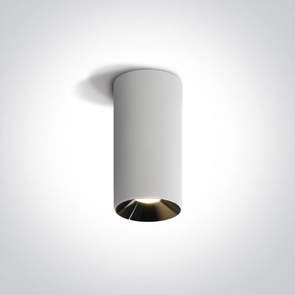 ONE LIGHT 12115D/W/W Stilida biały cylinder COB LED 3000K 15W