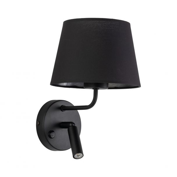 TK-LIGHTING 11392 MAJA BLACK KINKIET 1XE27 / 1XG9