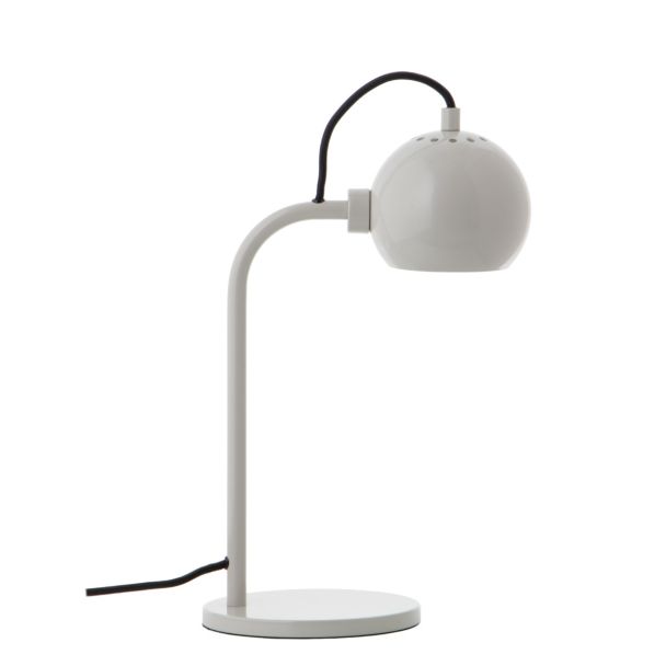 FRANDSEN 123420 Ball Single lampa stołowa EU Glossy Pale Grey