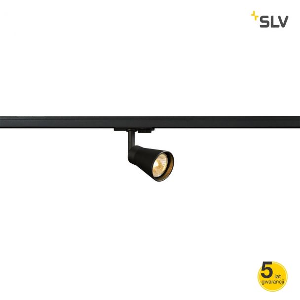 SLV 144200 AVO Spot incl. 1-phase adapter black 1x GU10 max. 50W oprawa 1-fazowy