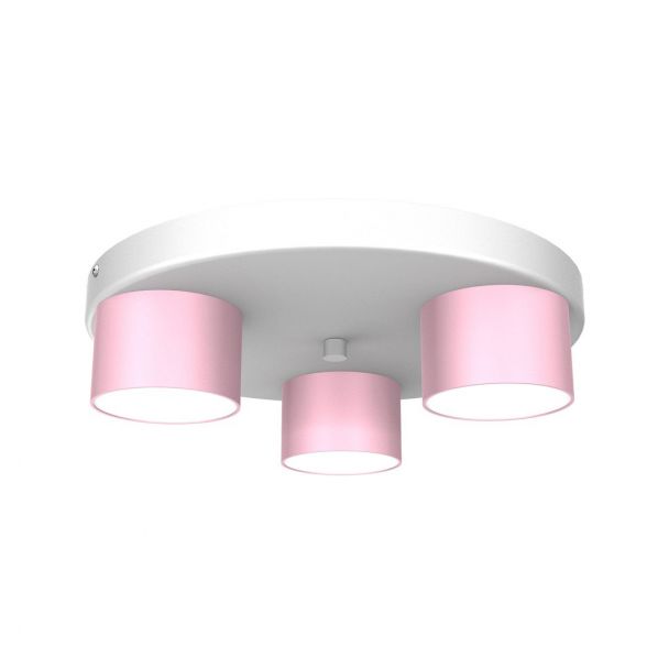 MILAGRO MLP7556 Lampa sufitowa DIXIE Pink/White  3xGX53