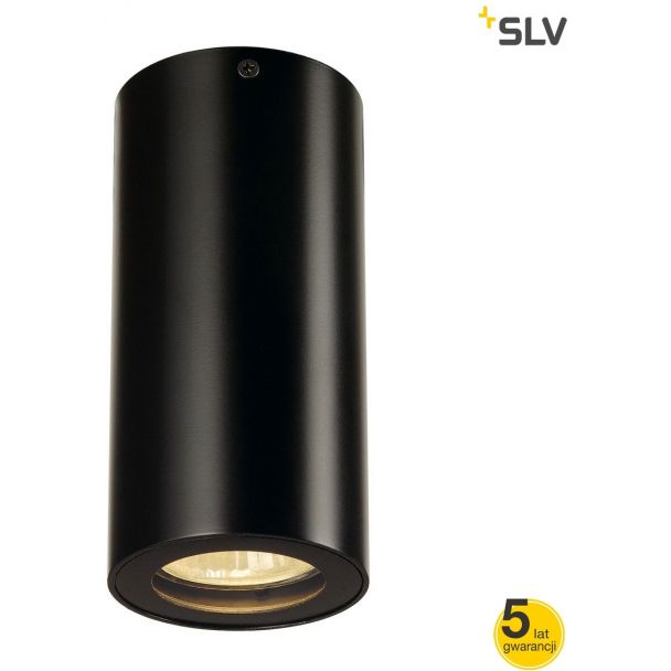 SLV 151810 ENOLA_B lampa sufitowa, CL-1, czarna matowa, GU10, maks. 35W