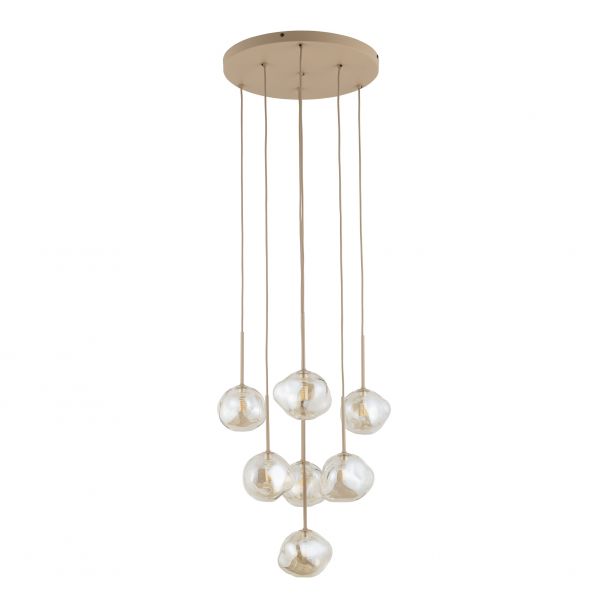 TK-LIGHTING 11329 LAVA SABIA LAMPA WISZĄCA 7XG9