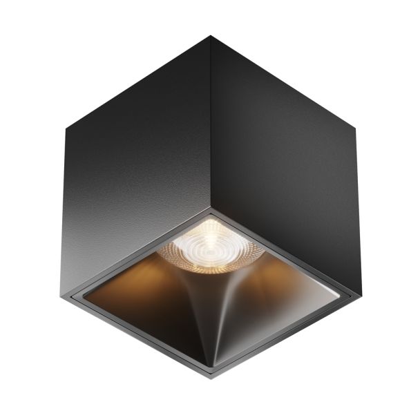 MAYTONI Alfa LED C065CL-L12B3K-D Lampa sufitowa - kolor Czarny