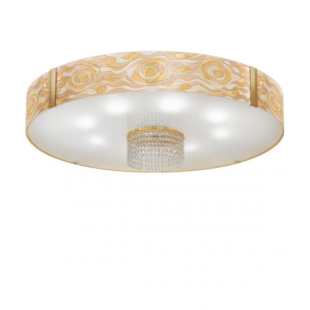 KOLARZ 0345.18S.3AQ.CH.OKPT EMOZIONE lampa sufitowa złoto 24K