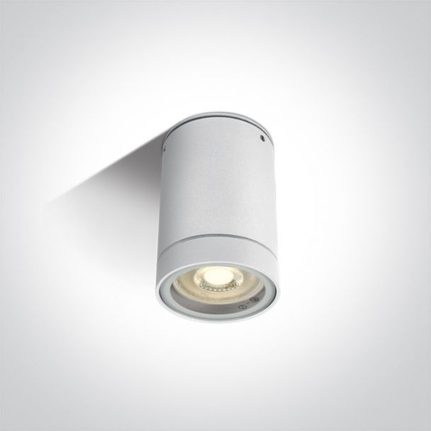 ONE LIGHT 67130C/W Lido biały zewnętrzny cylinder sufitowy 35W MR16 GU10