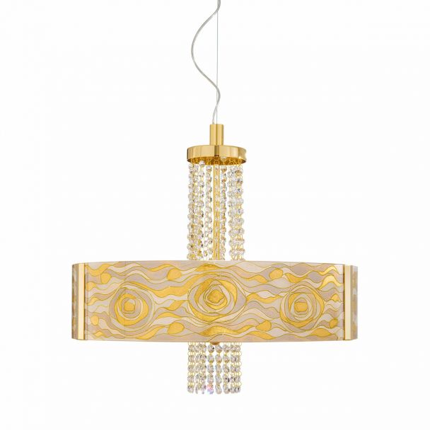 KOLARZ 0345.36.3.AQ.CH.OKPT EMOZIONE lampa wisząca złoto 24K
