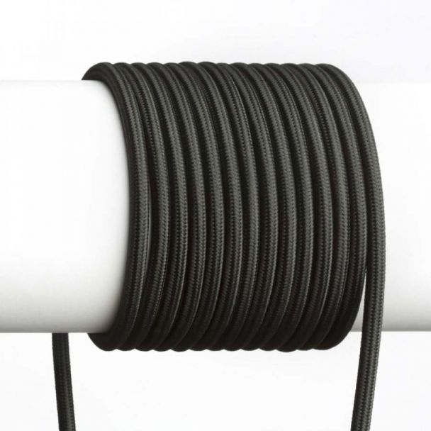 RENDL R12222 FIT kabel tekstylny 3x0,75 1bm czarna