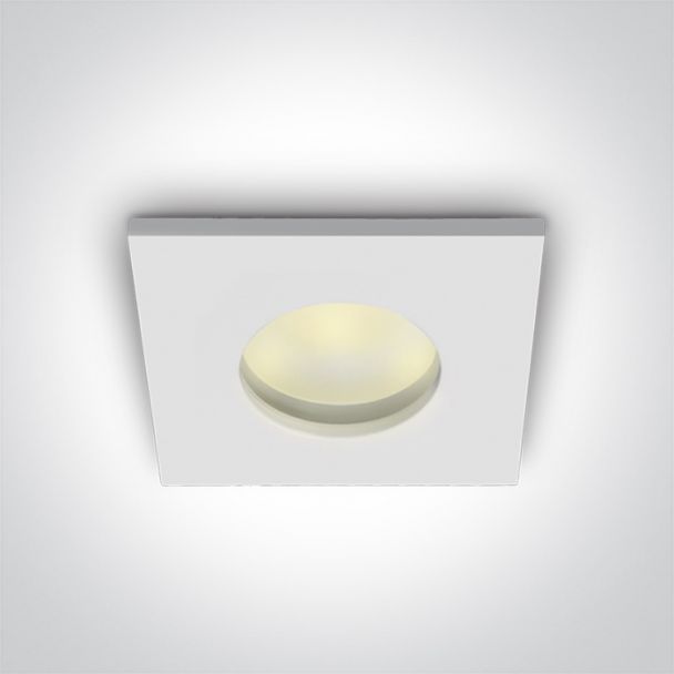 ONE LIGHT 50105R/W Zefiria biały wpust z oprawką GU5.3 MR16 IP44
