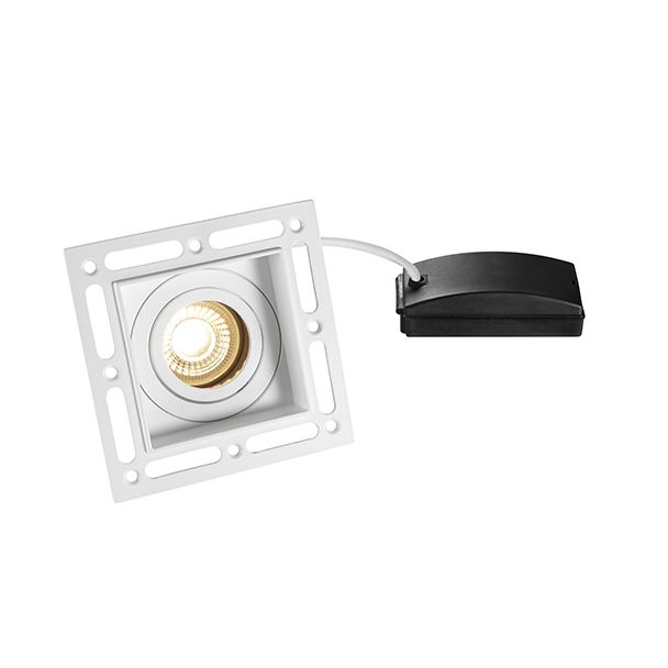 SAXBY 78955 Trimless Downlight square 7W Recessed Indoor