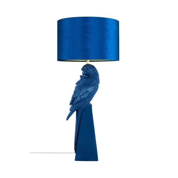 KARE 54586  lampa stołowa PARROT 84 cm niebieska