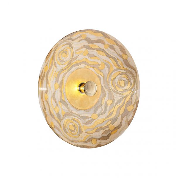 KOLARZ 0415.61L.V1.3.CH LUNA lampa ścienna złoto 24K