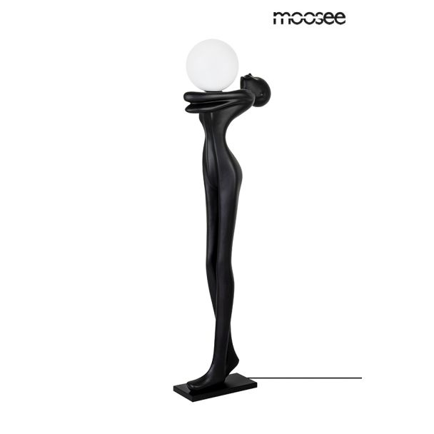 MOOSEE MSE1501100337  lampa podłogowa HUMAN MOON - włókno szklane, szkło