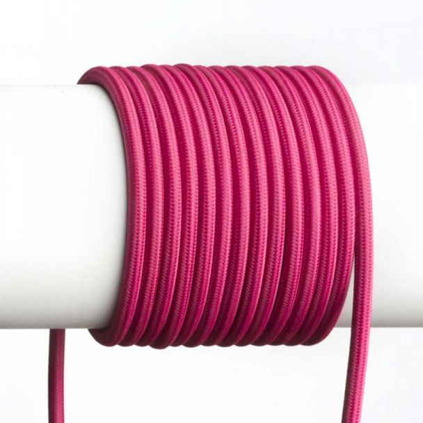 RENDL R12226 FIT kabel tekstylny 3x0,75 1bm fuksjowa