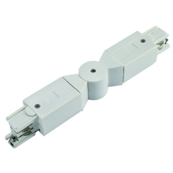 SHILO 8122 Adjustable connector (white) łącznik nastawny- biały łacznik 3-fazowy