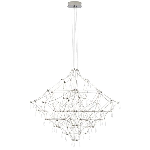 MOOSEE MSE1501100125 lampa wisząca CONSTELATION 77 - LED, stal szczotkowana