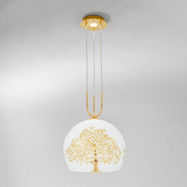 KOLARZ 0392.31+1M.3.AL.GO LUNA lampa wisząca złoto 24K