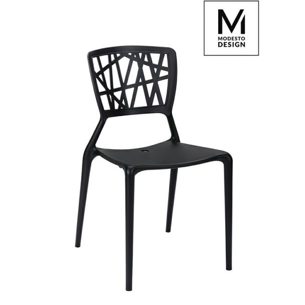 Modesto Design C1031.BLACK MODESTO krzesło VIND czarne - polipropylen
