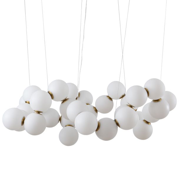 Step into design DP0254-1000 Lampa wisząca CORALLI-100 biało-mosiężna 100 cm
