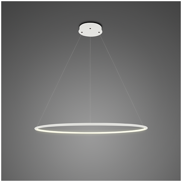 ALTAVOLA DESIGN LA073/P_60_in_3k_white Lampa wisząca Ledowe Okręgi No.1 Φ60 cm in 3k biała