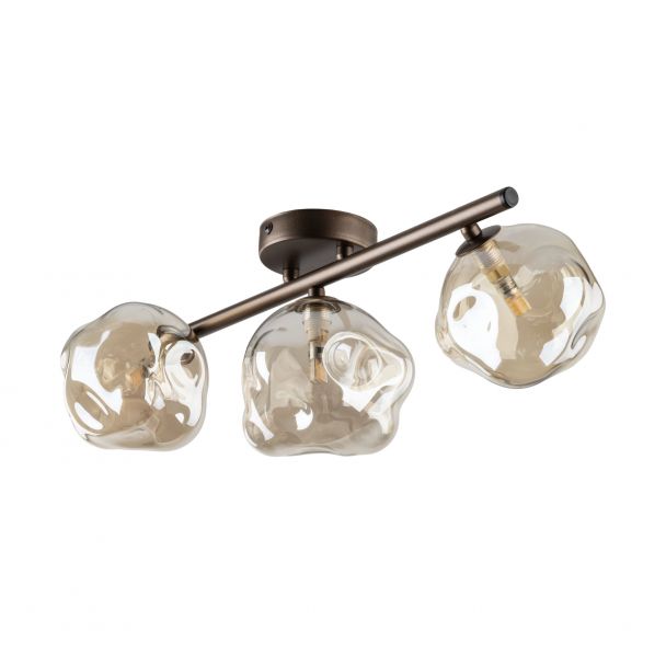 TK-LIGHTING 11035 LAVA BROWN LAMPA SUFITOWA 3XG9