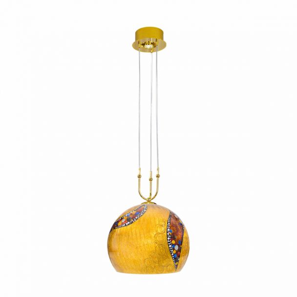 KOLARZ 0392.31+1L.3.KI.AU LUNA lampa wisząca złoto 24K