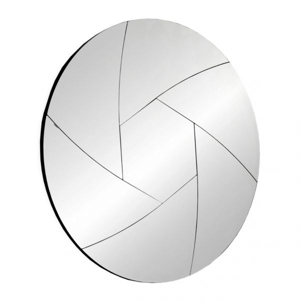 Artehome KFH1343 Lustro okrągłe nowoczesne dekoracyjne Pallotta 90 cm