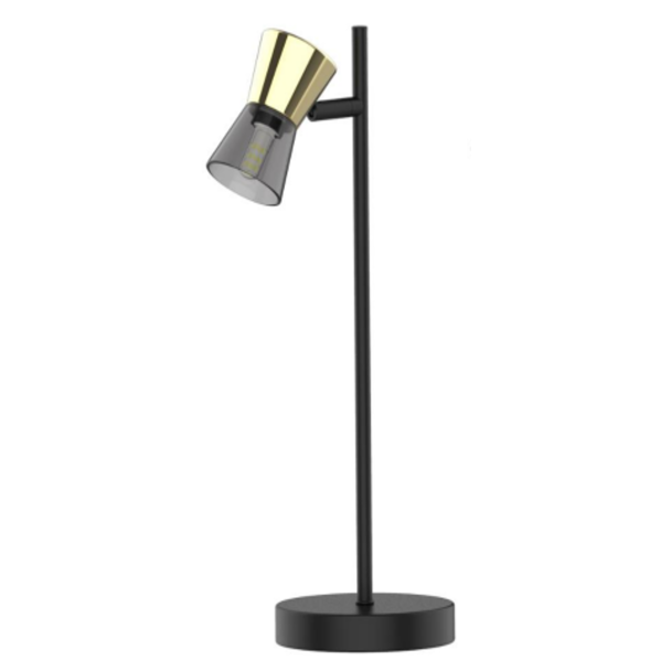 ZUMALINE 003064-024638 CENTO lampa stołowa czarny, złoty