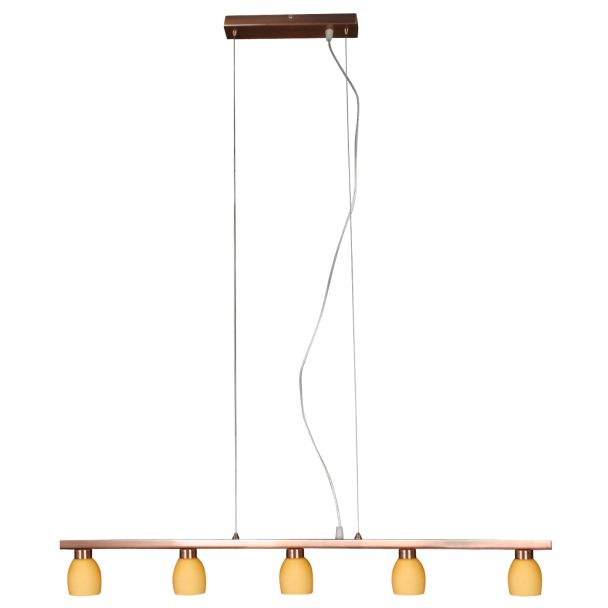 CANDELLUX 35-10691 DAKOTA ZWIS 5X40W G9 MIEDŹ