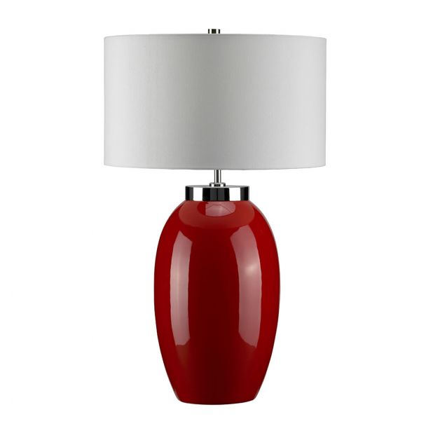 ELSTEAD Victor VICTOR-LRG-TL-RD 1 Light Large Table Lamp - Red