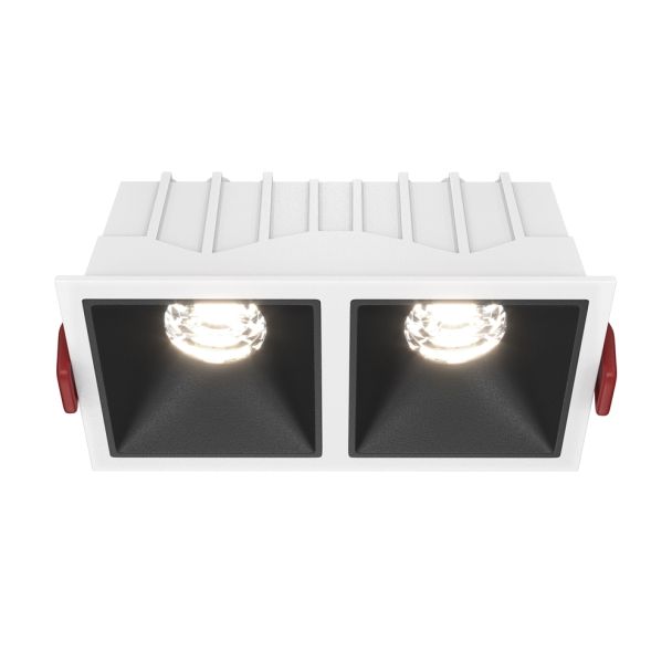 MAYTONI Alfa LED DL043-02-10W4K-D-SQ-WB Lampa punktowa wbudowana - kolor Biały,Czarny