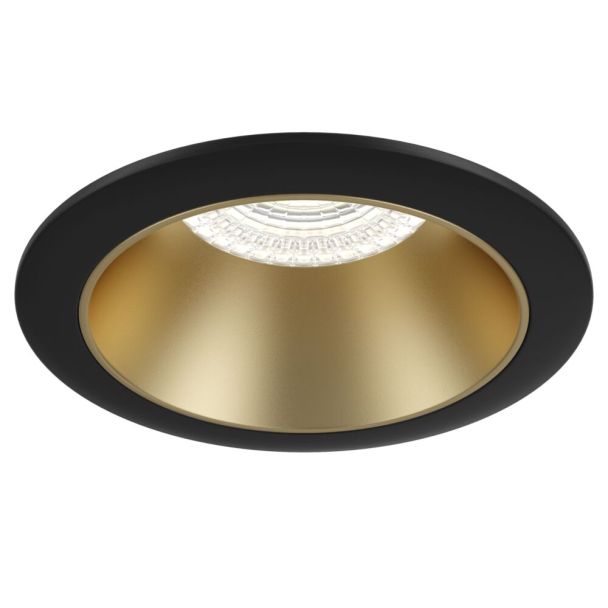 MAYTONI Share DL053-01BMG Lampa punktowa wbudowana - kolor Czarny,Matowy Złoty