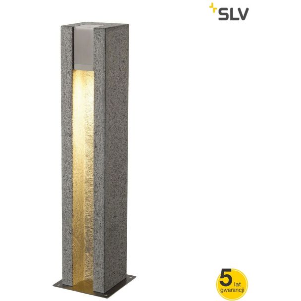 SLV 231440 ARROCK SLOT GU10 lampa podłogowa, kwadratowa, granit, GU10, max. 4W LED - SUPER PROMOCJA