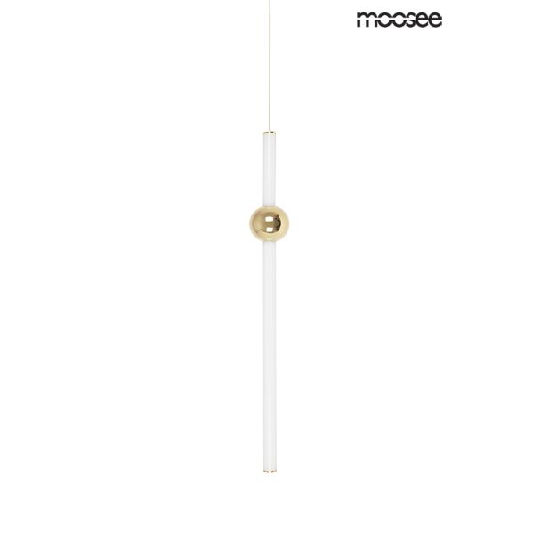 MOOSEE MSE010100220 MOOSEE lampa wisząca LIBRA 60 IN biała / złota