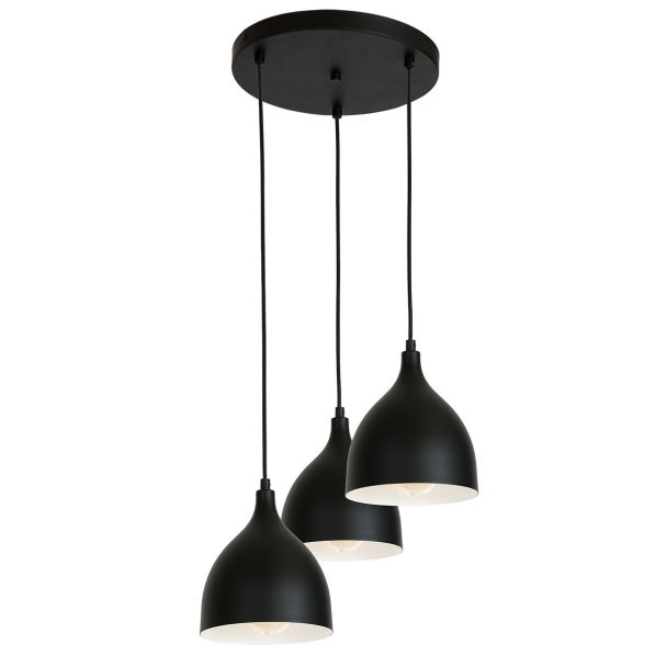 LUMINEX 1880 oprawa sufitowa Noak żyrandol czarny