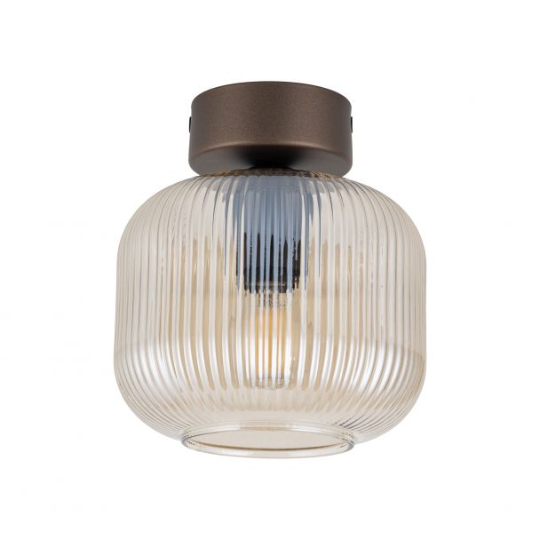 TK-LIGHTING 11358 SALVIA BROWN LAMPA SUFITOWA 1XE14