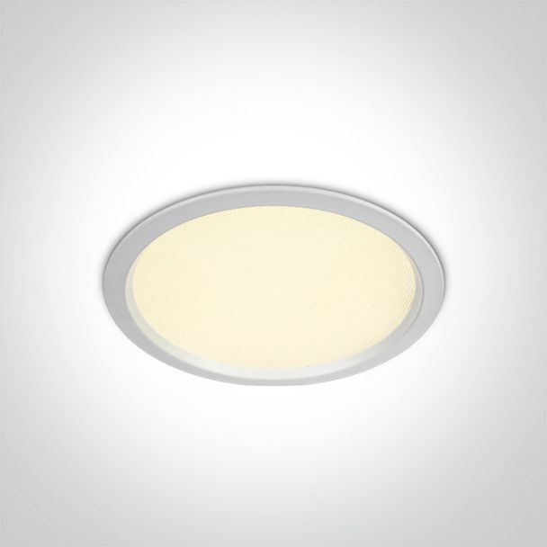 ONE LIGHT 10124U/W/W Aredi biały downlight SMD LED UGR19 IP44 3000K 24W