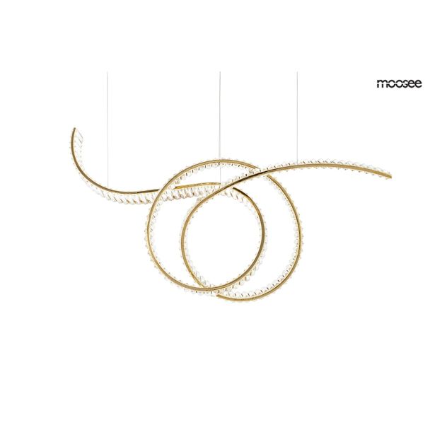MOOSEE MSE1501100188 lampa wisząca WAVE 120 złota