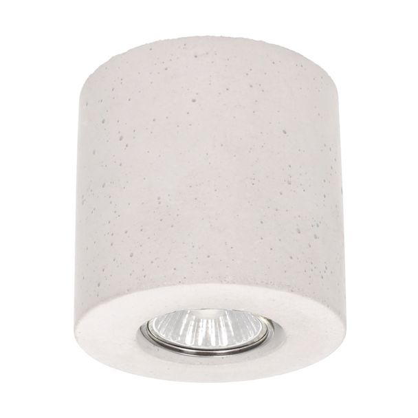 SPOTLIGHT 2566137 Concretedream Round Lampa Sufitowa 1xLED GU10 5W Beton Biały