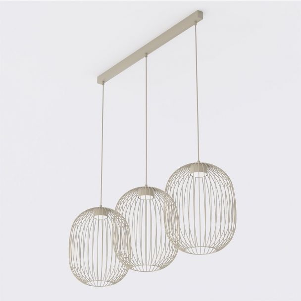 EMIBIG 1701/3 MANTRA 3 MOKKA Lampa wisząca