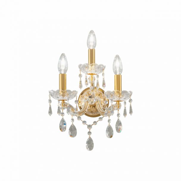 KOLARZ 3844.63.3.SPT SCHC�NBRUNN lampa ścienna złoto 24K