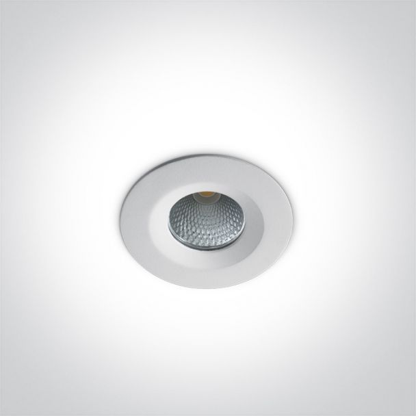 ONE LIGHT 10107CA/W/C Gudi biała oprawa typu downlight do wbudowania LED 4000K 7W