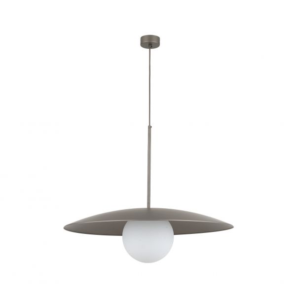 TK-LIGHTING 11347 SLATE NEW BROWN GLASS LAMPA WISZĄCA1XE27
