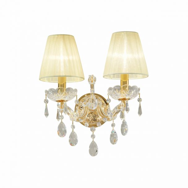 KOLARZ 3844.62.3.SPT SCHC�NBRUNN lampa ścienna złoto 24K