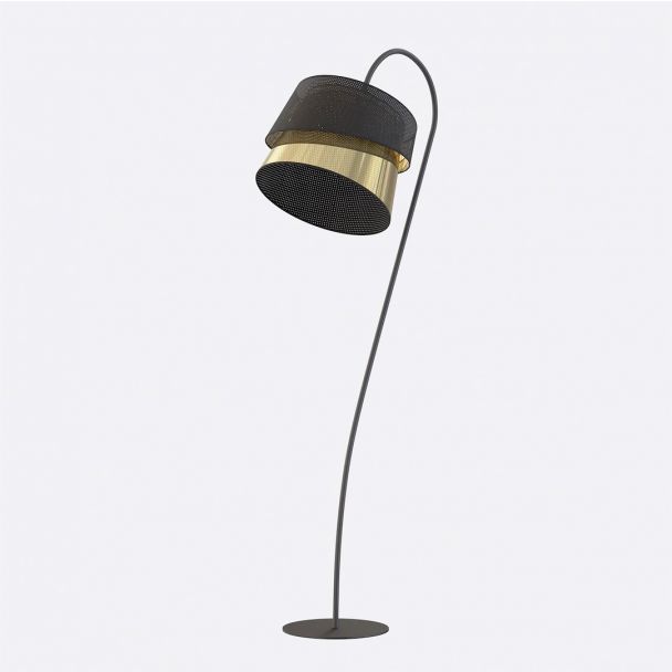 EMIBIG 1708/LP1 CANVA LP1 BLACK GOLD Lampa podłogowa