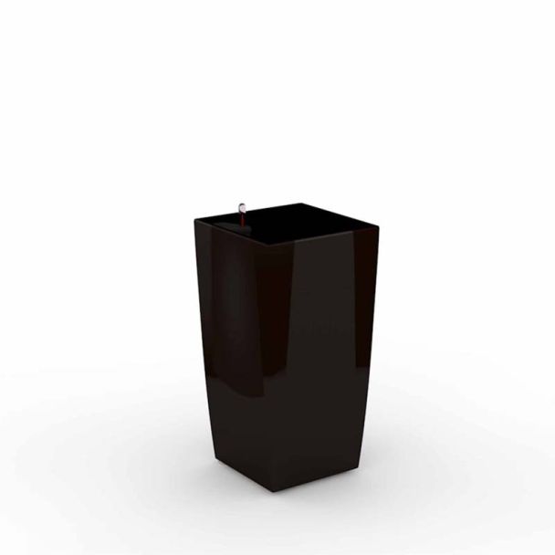 ARTEHOME GQ3 MOCHA Cube reprezentacyjna donica w kolorze brązowym z wkładem nawadniającym