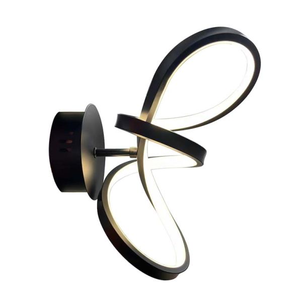 MILAGRO ML1052 Kinkiet TESORO BLACK 15W LED